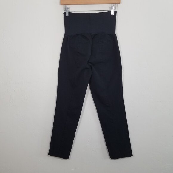 A Pea in the Pod Maternity Pull-On Stretch Pants Black Size XS - Picture 3 of 6